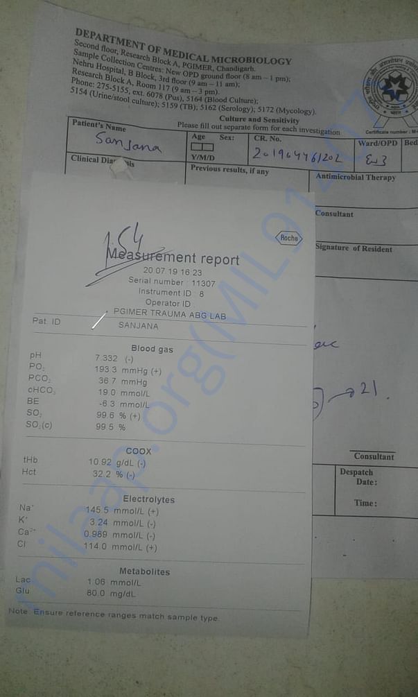 Test report