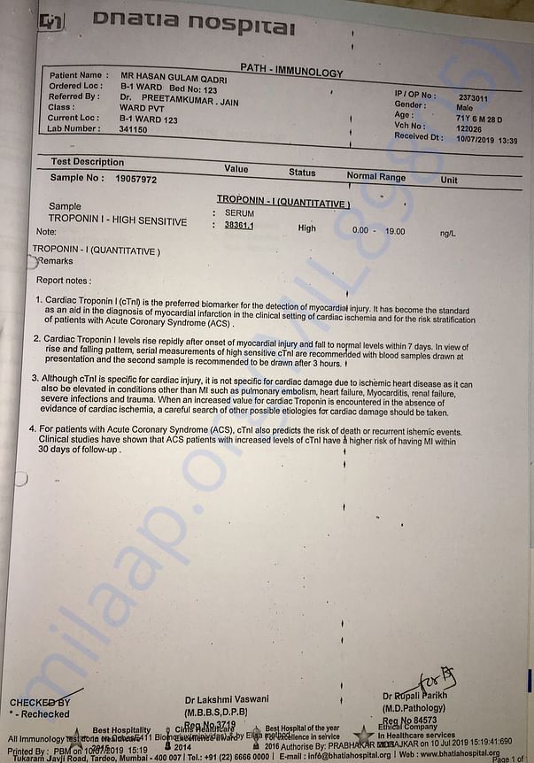 Medical reports