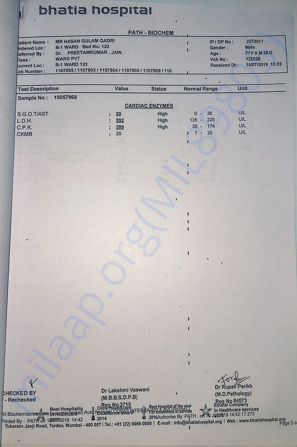 Medical report 2