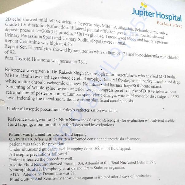 Medical Report