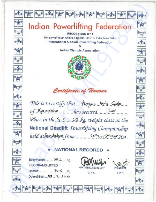 National Powerlifting championship
