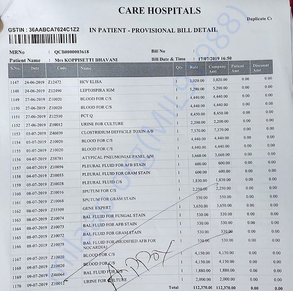 Medical Bill
