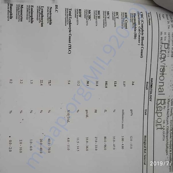 Medical Report