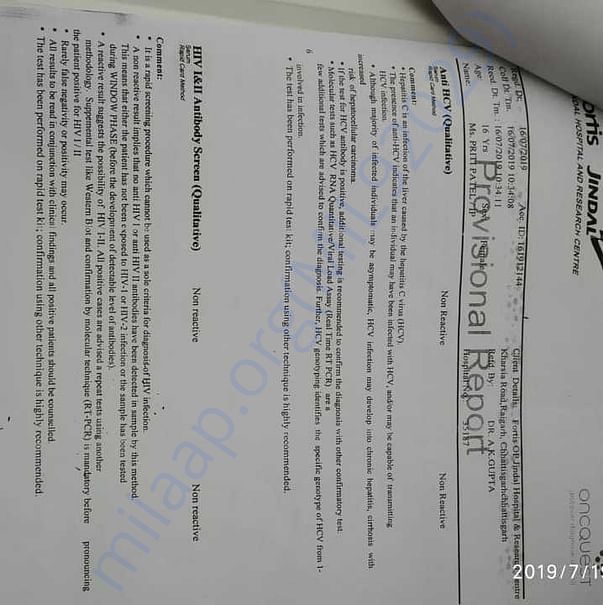 Medical Report