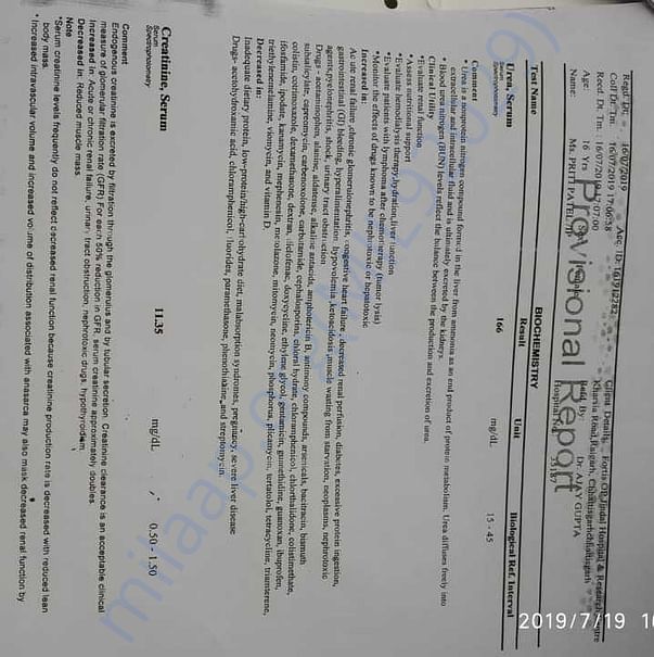 Medical Report
