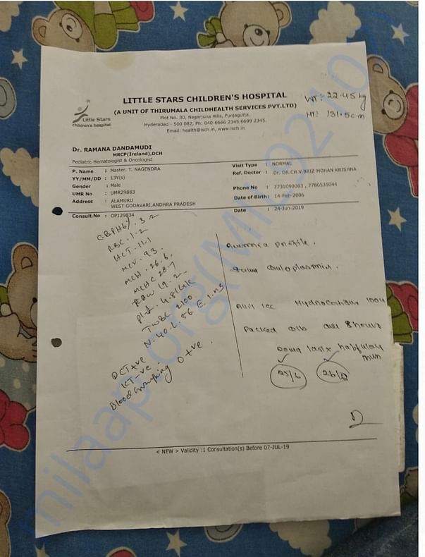 Preliminary Blood reports