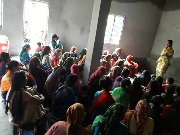 Awareness class in village