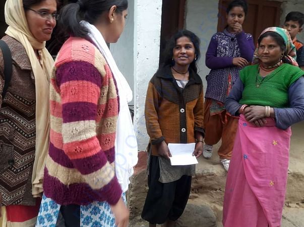 Helping poor girl for education