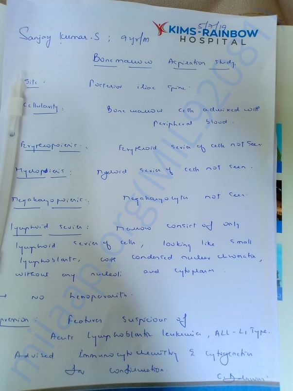 Hospital report
