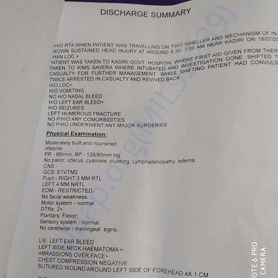 Medical Report