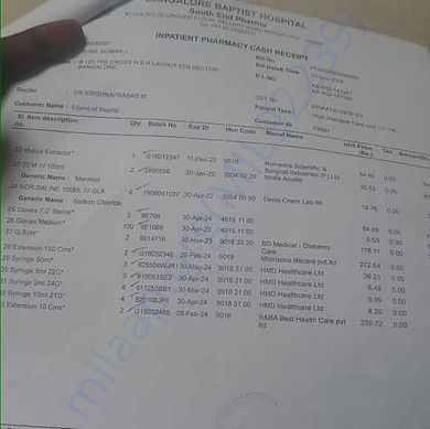 Medical Bill