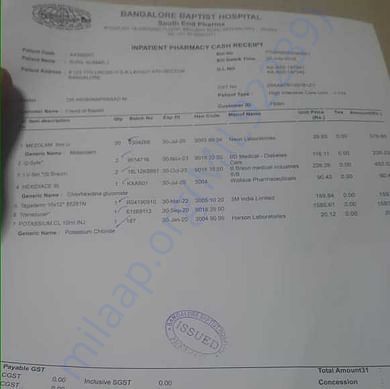 Medical Bill
