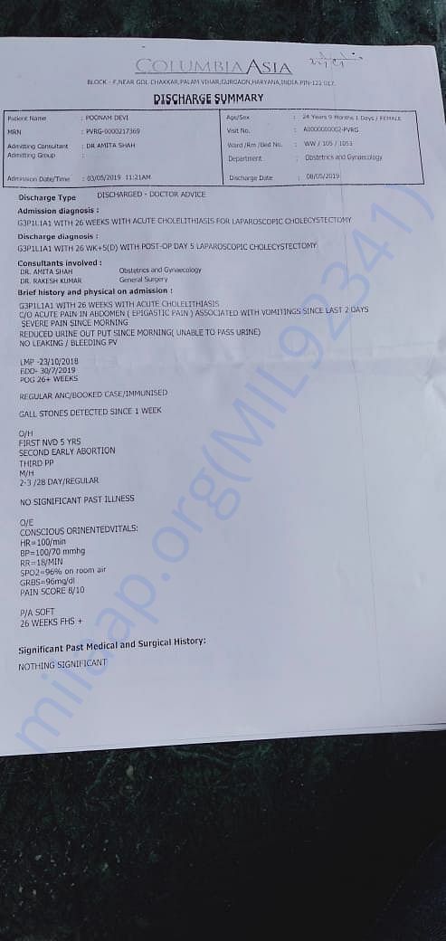 Hospital Summary