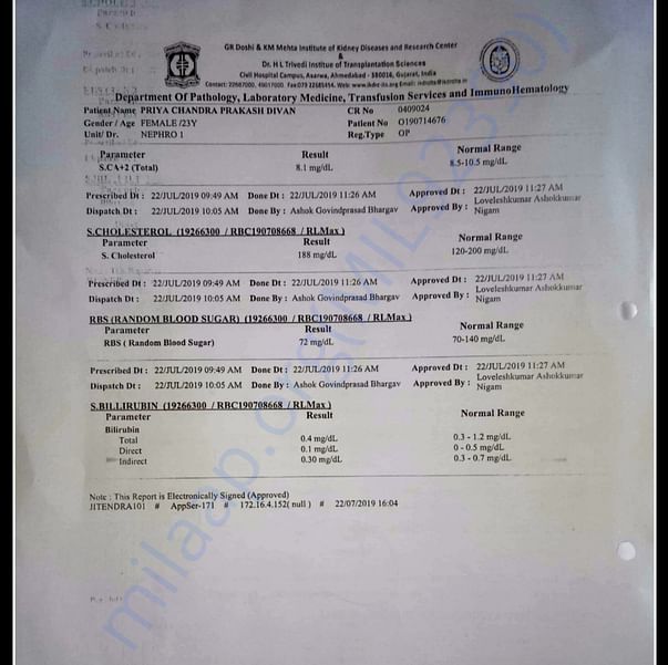 Medical Report