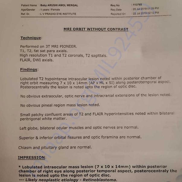 Medical Report