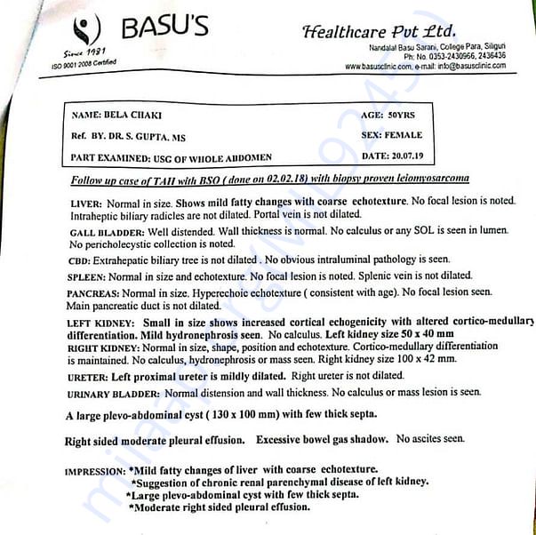 Medical Report