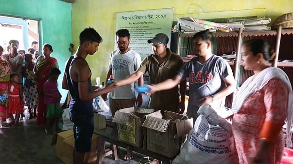 Flood Relief Distribution in Bongaigaon (23rd July 2019)