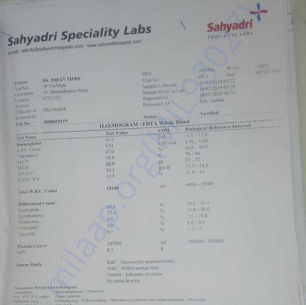 Medical Report