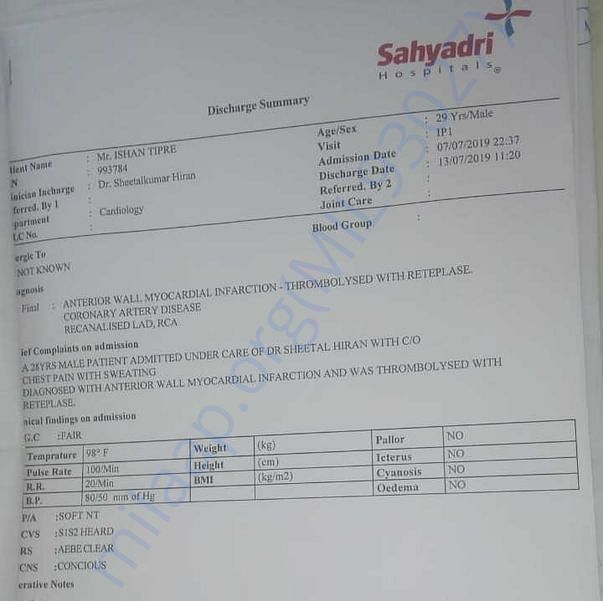 Medical Report