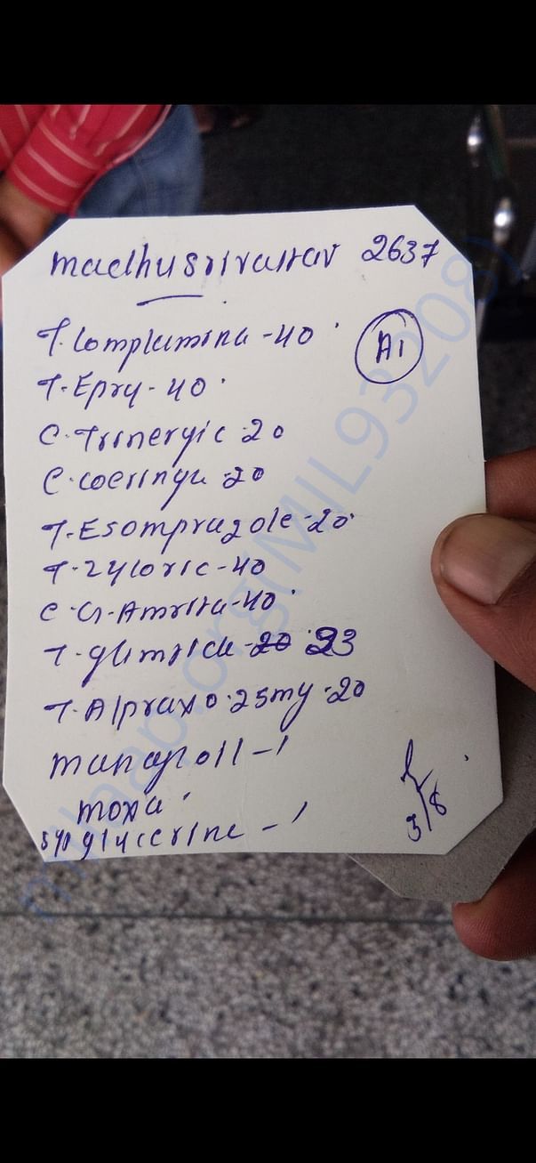 medical prescription