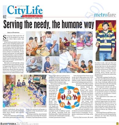 Article in HANS INDIA