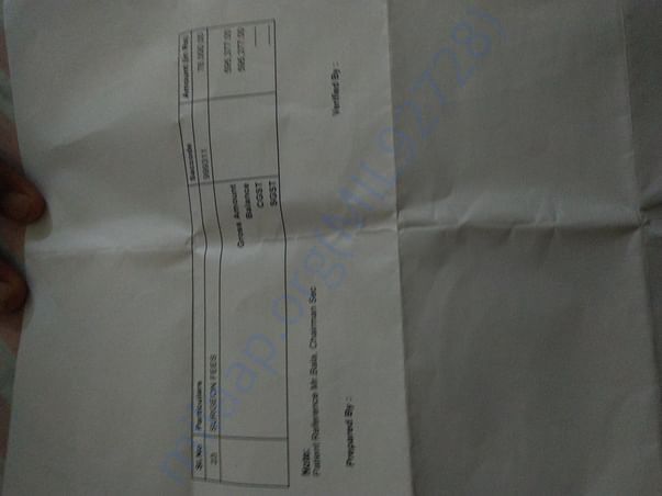 Hospital bill