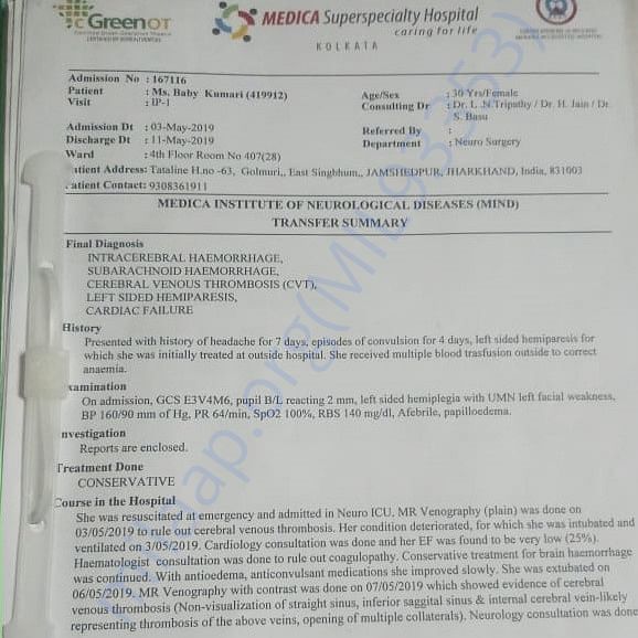 Medical Report