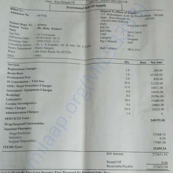 Medical Bill
