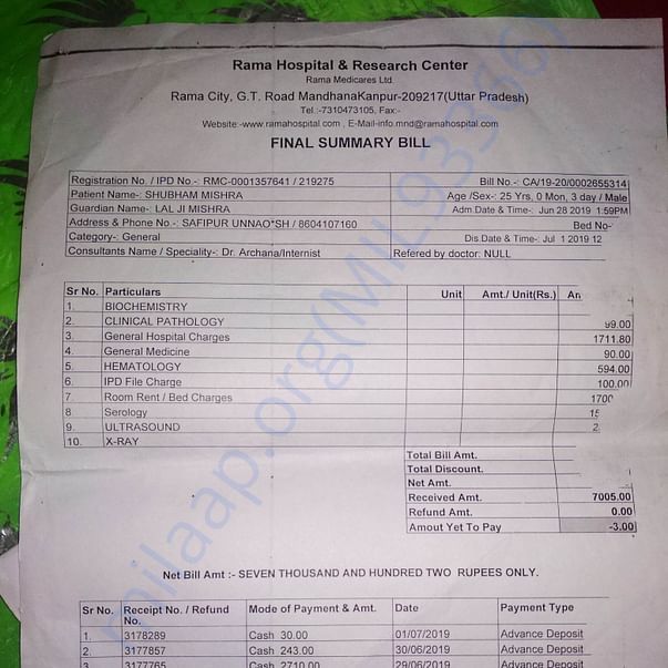 Medical Bill
