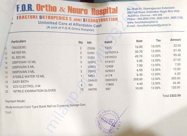 Medical bill -2