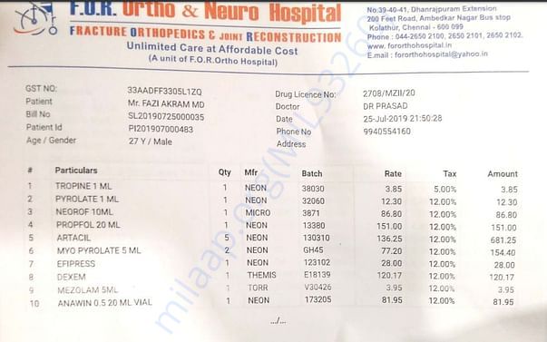 Medical bill -9