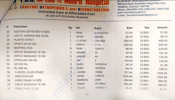 Medical bill -11