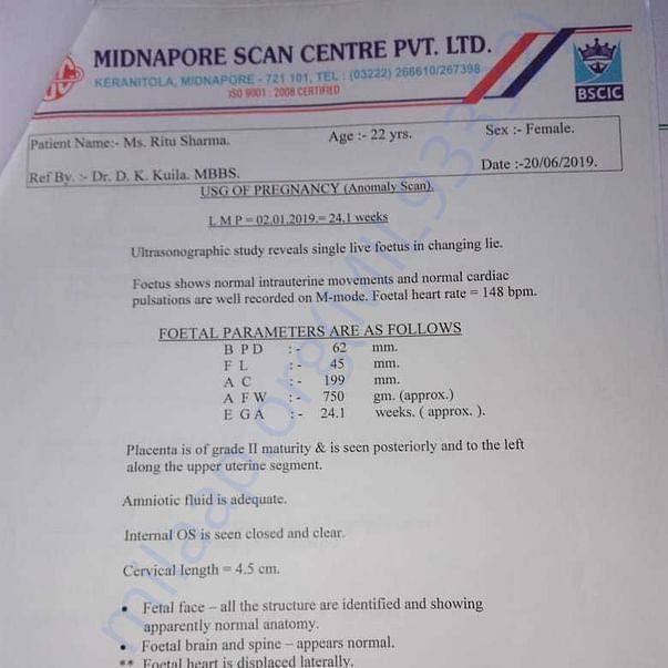 Medical Report