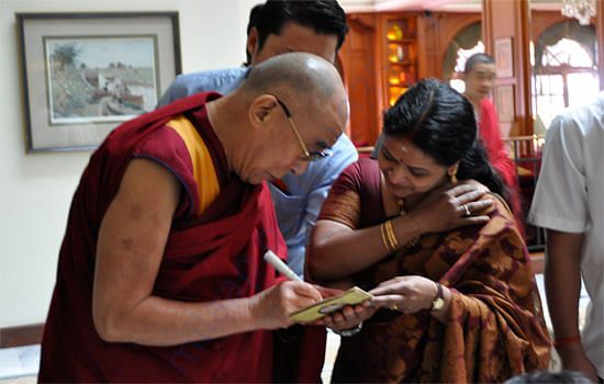 Blessings to Aatmalaya academy from His Holiness