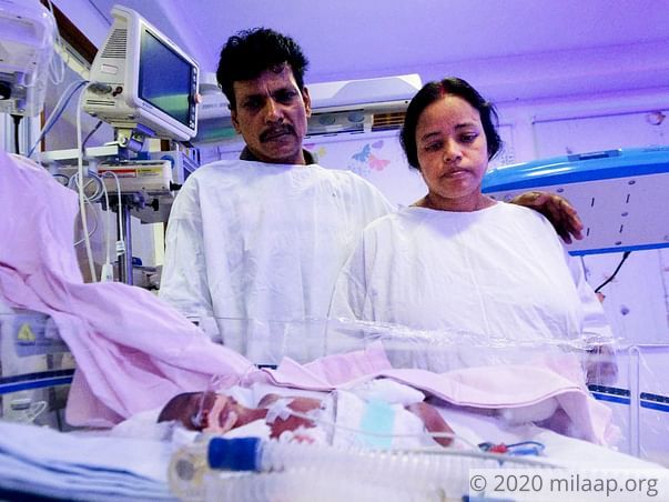 Baby of Aparna Das needs your help to survive