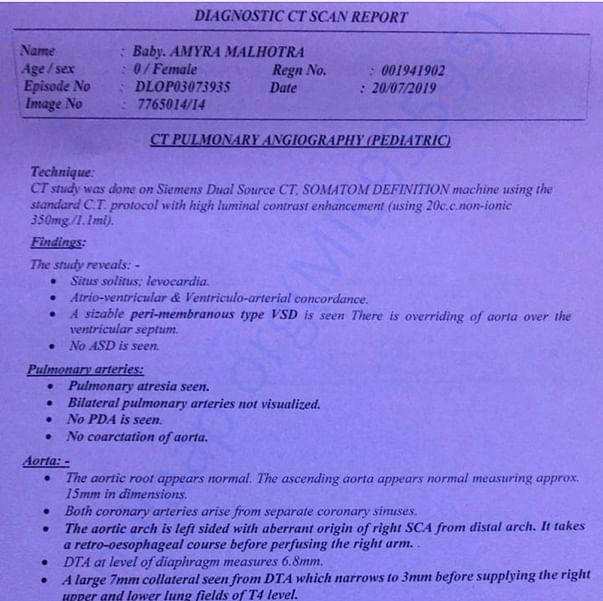 Medical Report