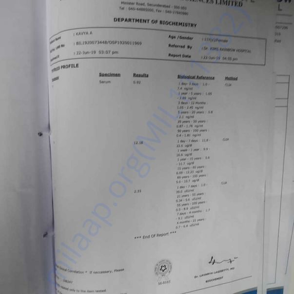 Medical Report