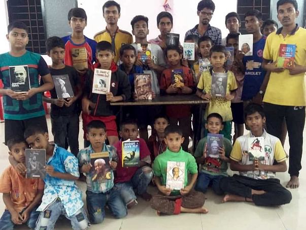 They deserve celebrations too. Durga Pujo with Ashram Kids.