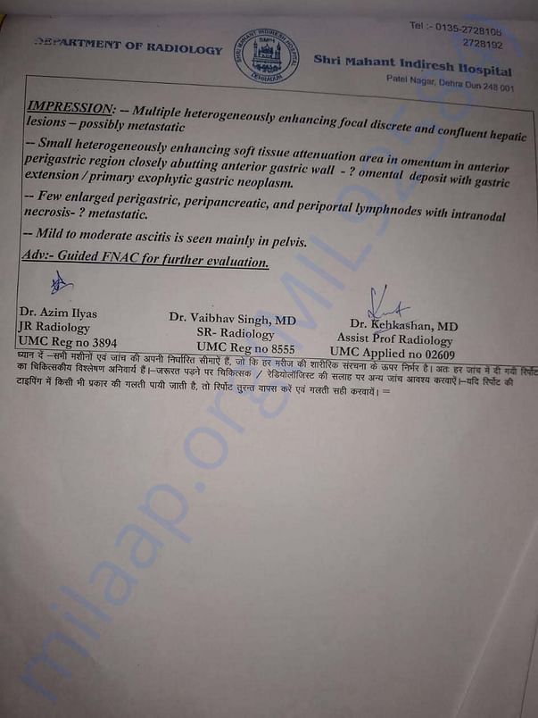 Medical Reports and Doctor Estimates