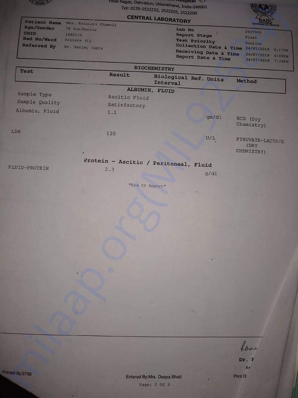 Medical Reports and Doctor Estimates