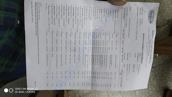 Medical bill