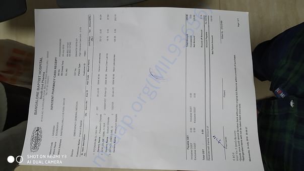 Medical bill