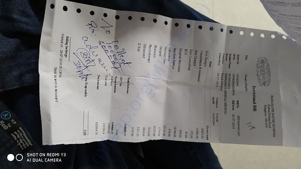 Hospital bill