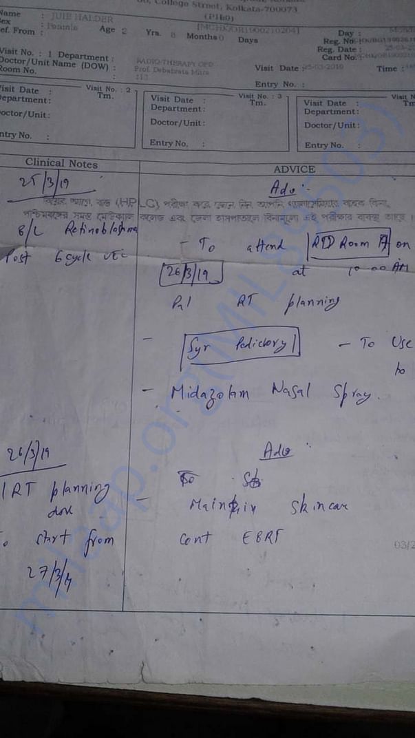 Prescription & Medical Report