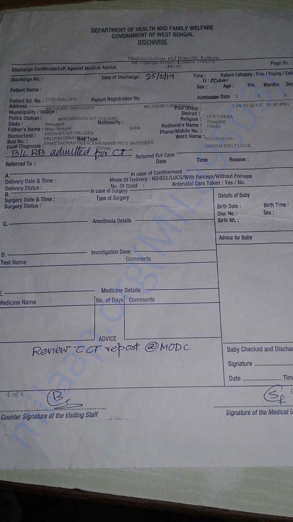 Prescription & Medical Report