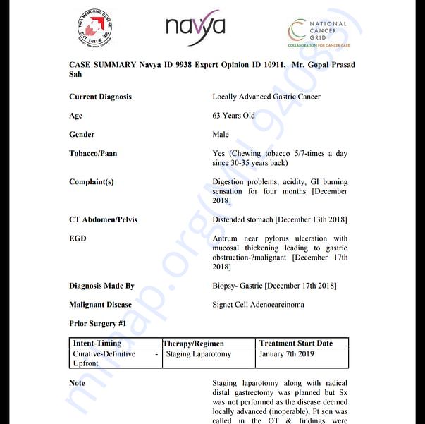 Medical Report