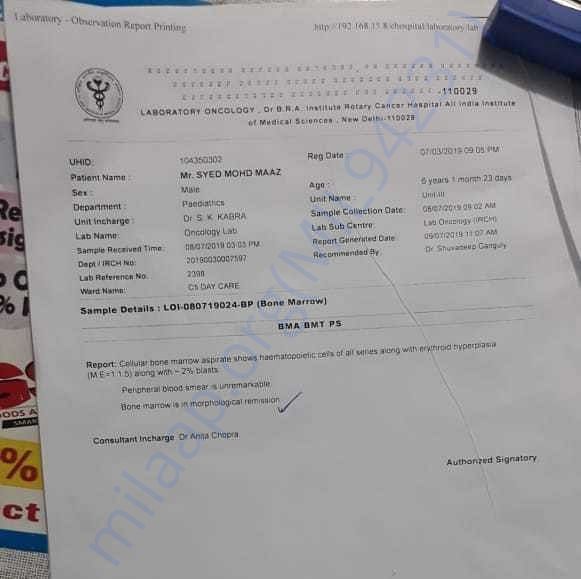 Medical Report