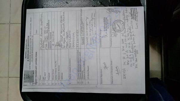Hospital prescription