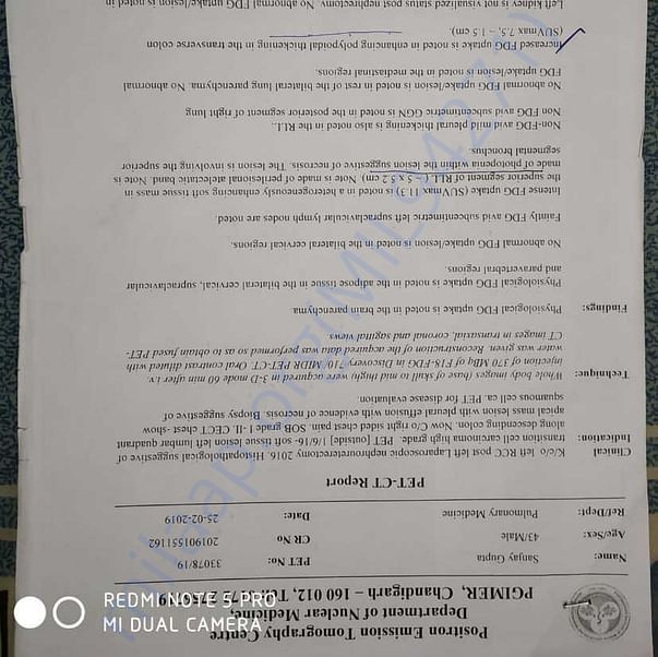 Medical Report