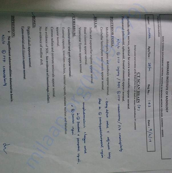 Medical Report
